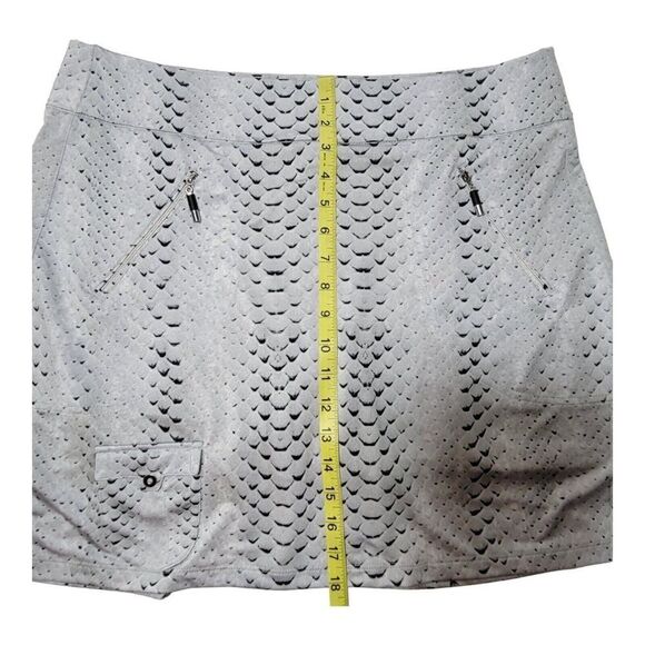 Jamie Sadock Golf Skort Womens Size 16 Snake Print Skirt Tennis Athletic Pockets - Picture 11 of 13